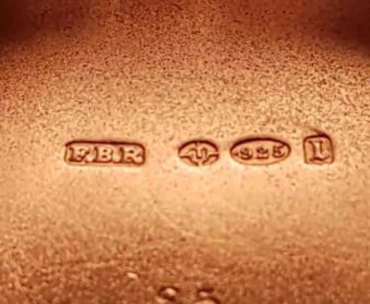 George V Silver Engine Turned Enamel Table Box - Image 3