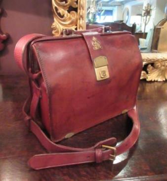 George V Period Leather Ministerial Briefcase