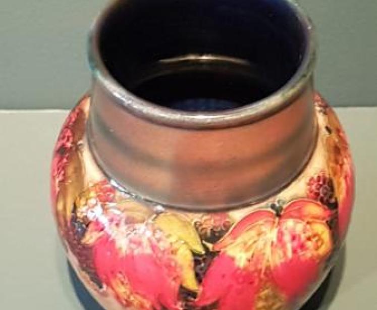 Moorcroft Leaf and Blackberries Flambe Vase - Image 2