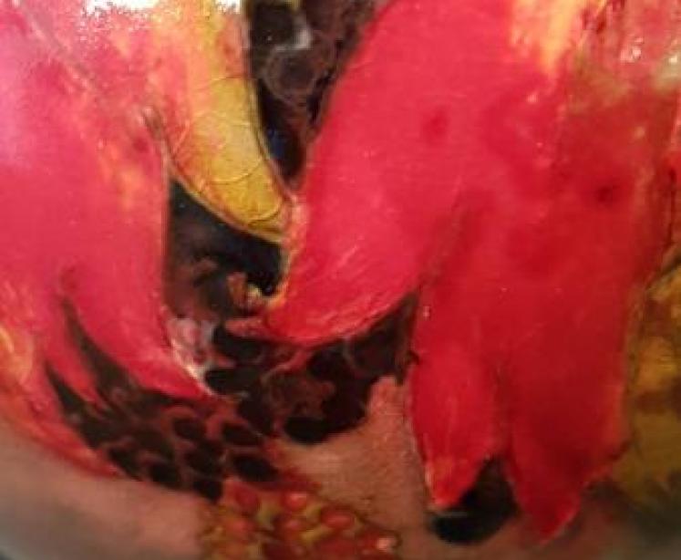 Moorcroft Leaf and Blackberries Flambe Vase - Image 3