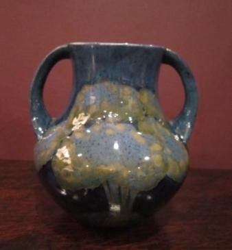 Moorcroft Moonlit Blue Twin Handled Vase