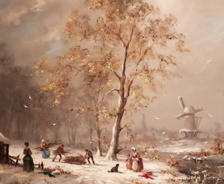 Superb Pair of Oils on Board By Gudrun Sibbons - Image 6