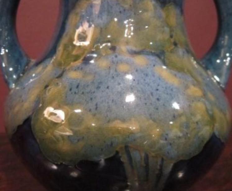 Moorcroft Moonlit Blue Twin Handled Vase - Image 2