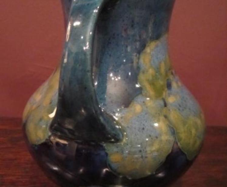 Moorcroft Moonlit Blue Twin Handled Vase - Image 4