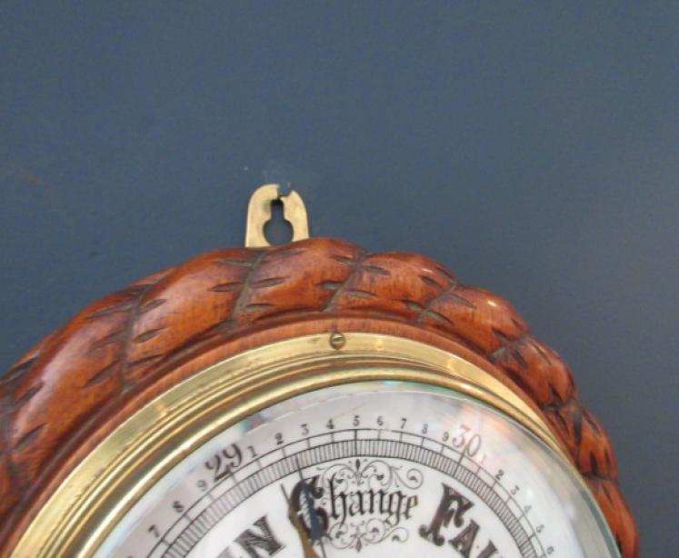 Mid Victorian London Ship's Barometer - Image 3