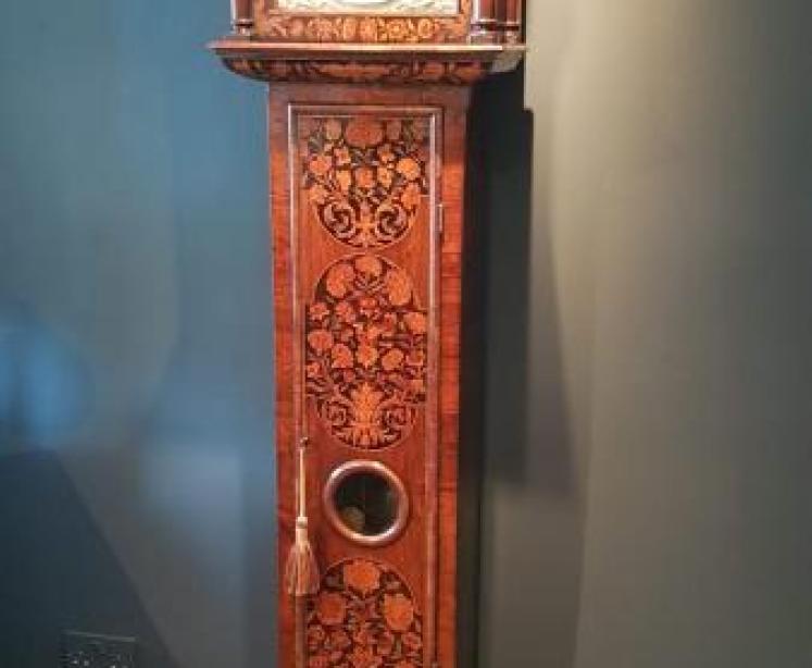 Superb George I Walnut & Marquetry Longcase Clock - Image 1