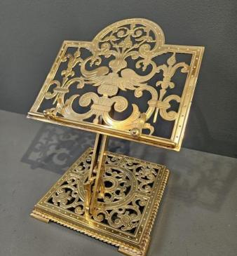 Victorian Brass Book Easel