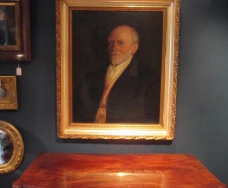 Fine Early Victorian Oil Portrait of a Gentleman - Image 4