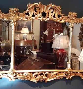 Fine Quality Victorian Timber Gilt Mirror