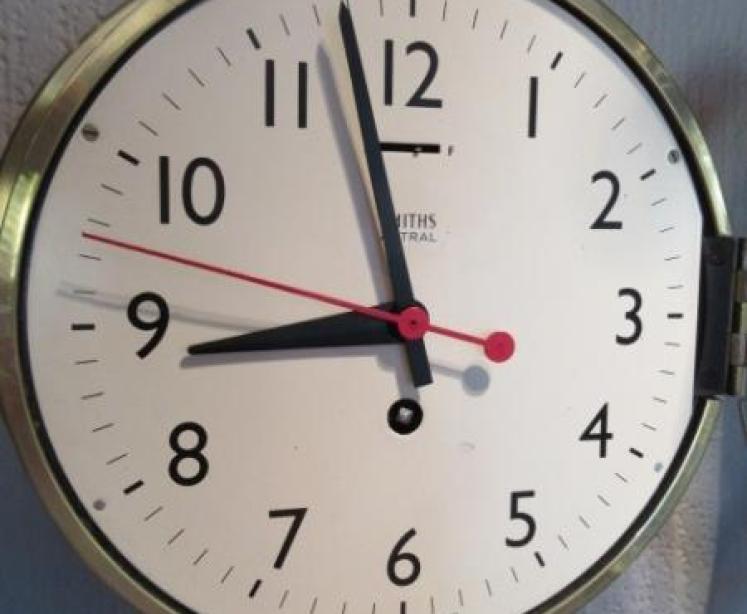 1930's Smith's Astral Ship's Wall Clock - Image 2