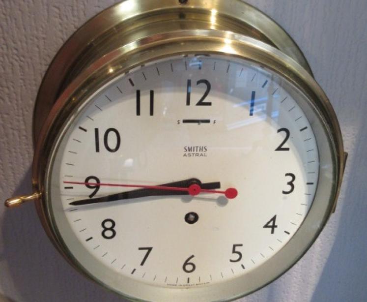 1930's Smith's Astral Ship's Wall Clock - Image 5