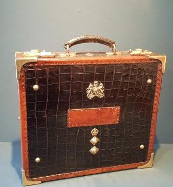 Superb Antique Military Dispatch Case