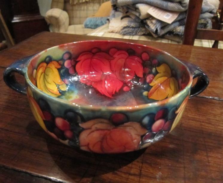 Moorcroft Autumn Leaves & Berries Bowl - Image 1