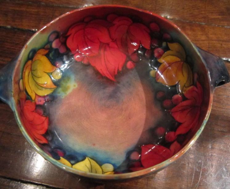 Moorcroft Autumn Leaves & Berries Bowl - Image 2