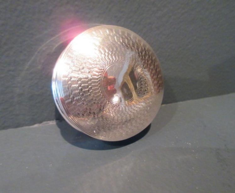 Immaculate George V Period Silver Domed Top Pill Box - Image 1