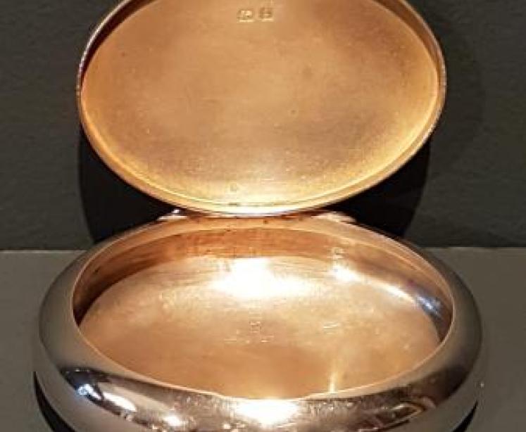 George V Silver Snuff Pebble - Image 2