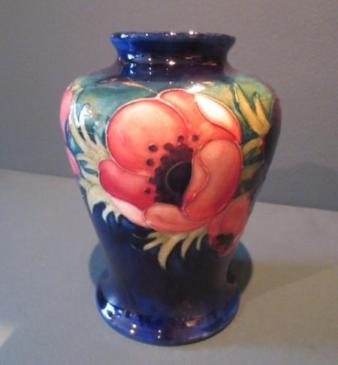 Early Moorcroft Anemone Baluster Shaped Vase.c.1930