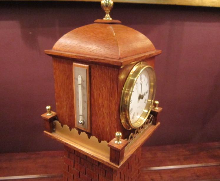 Very Rare 19th Century Lighthouse Exhibition Clock - Image 4