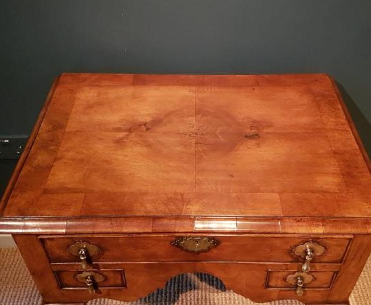 Superb George I Style Walnut Low Boy - Image 2