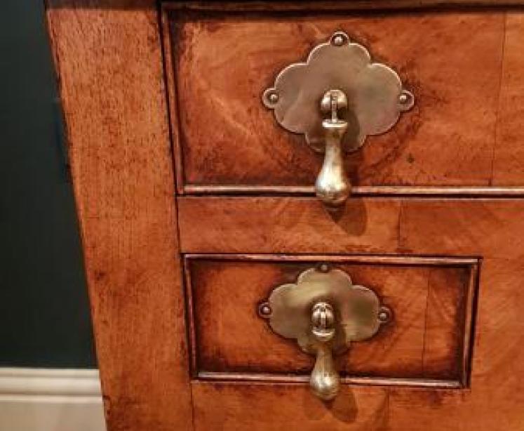 Superb George I Style Walnut Low Boy - Image 3