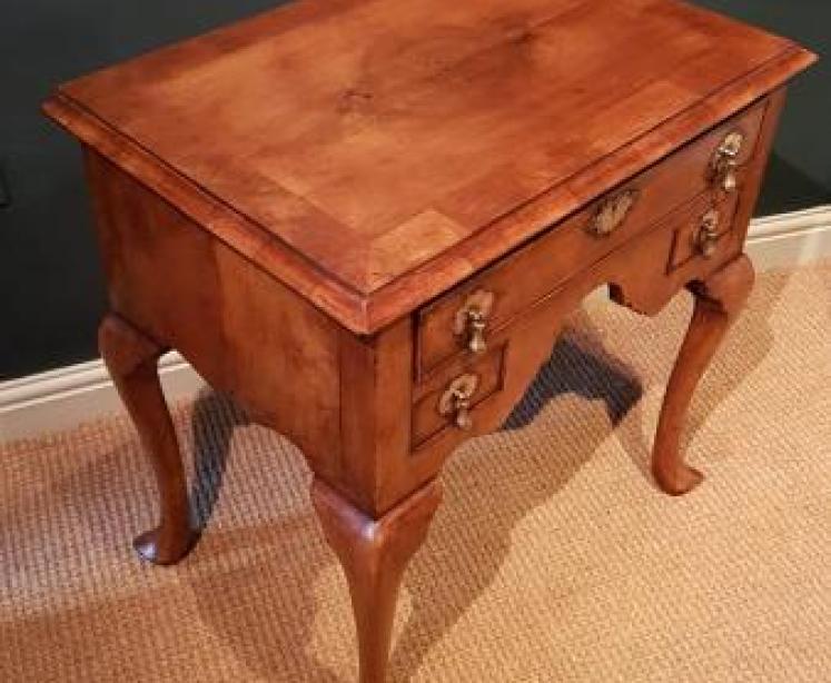 Superb George I Style Walnut Low Boy - Image 5