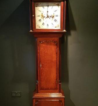 Fine Quality George III Oak 8 Day Longcase Clock