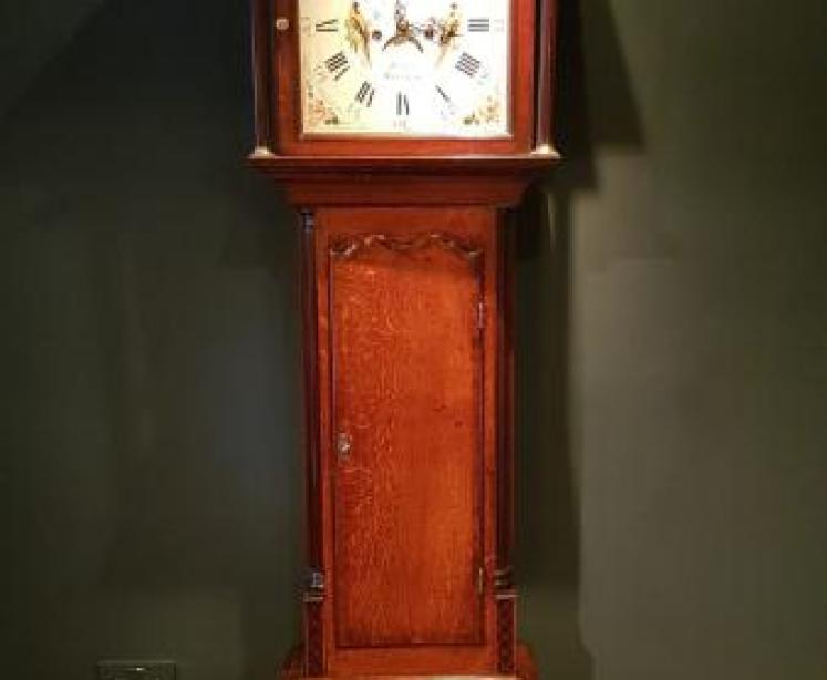Fine Quality George III Oak 8 Day Longcase Clock - Image 1