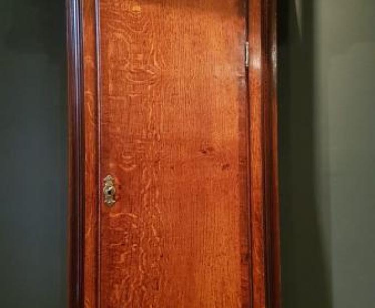 Fine Quality George III Oak 8 Day Longcase Clock - Image 4