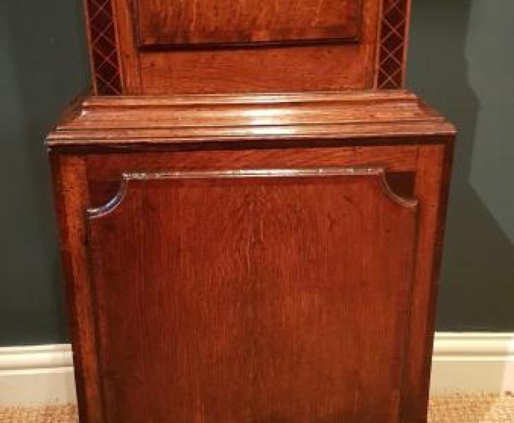 Fine Quality George III Oak 8 Day Longcase Clock - Image 5