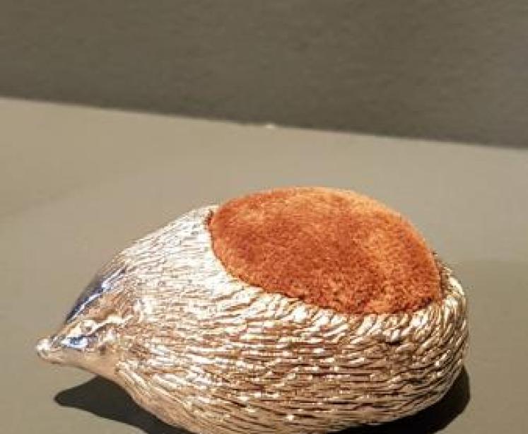 Silver Hedgehog Pin Cushion - Image 1
