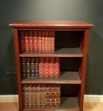 Superior Quality Victorian Oak Open Bookcase