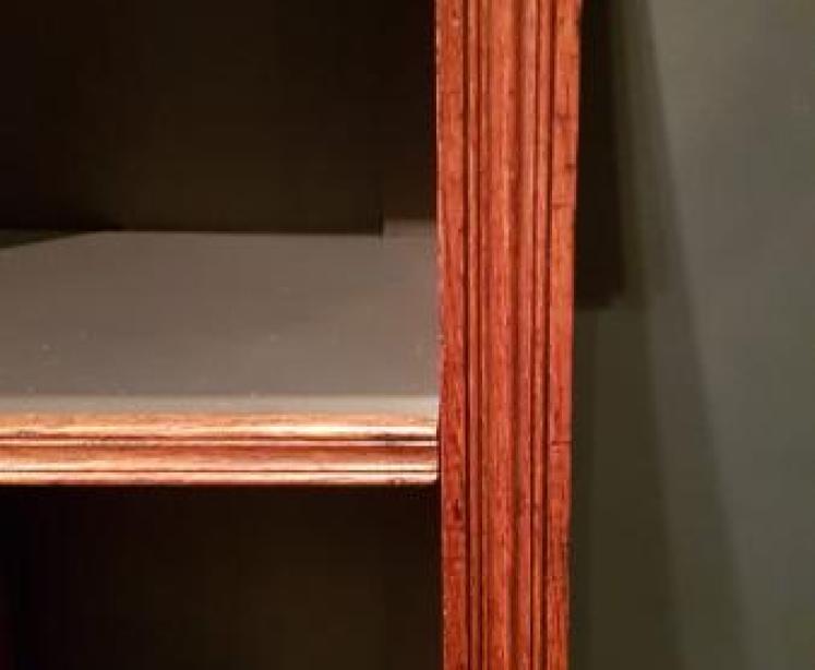 Superior Quality Victorian Oak Open Bookcase - Image 5