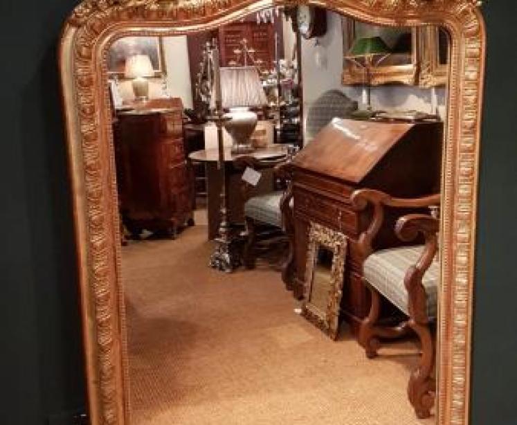 Superb Victorian Timber Gilt Mirror - Image 2