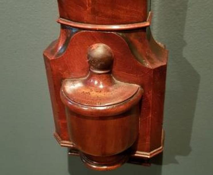 Superb Victorian Bow Front Stick Barometer - Image 7