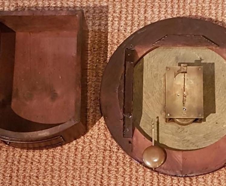 Late Victorian Mahogany English Dial Clock - Image 3