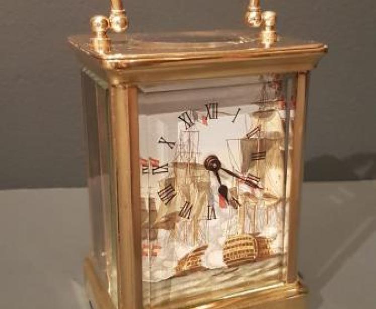 Victorian Carriage Clock With Enamelled Dial - Image 3