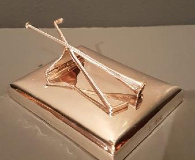 Silver Desk Top Paperclip - Image 1