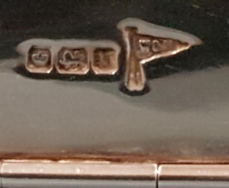 Small Edwardian Walker & Hall Silver Carriage Clock - Image 6