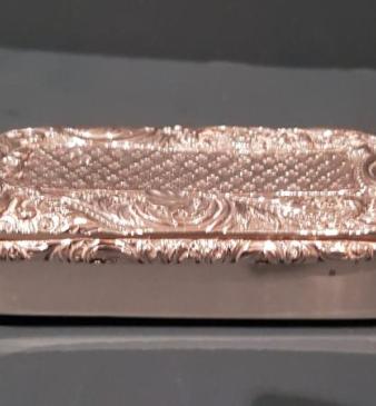 Edinburgh Silver William IV Table Snuff Box