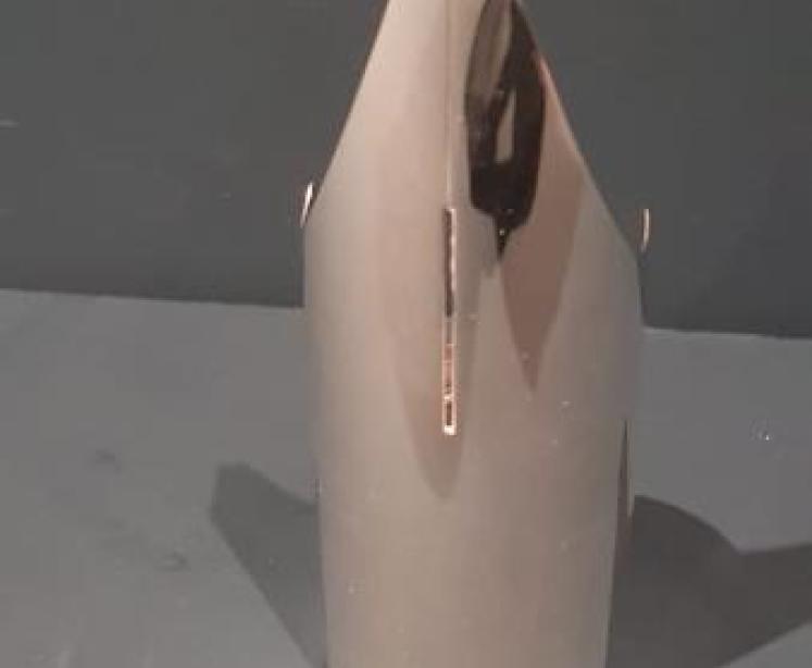 Unusual Victorian Silver Nib Ink Well - Image 4