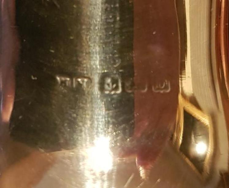 Large Edwardian Silver Bell Ink well - Image 4