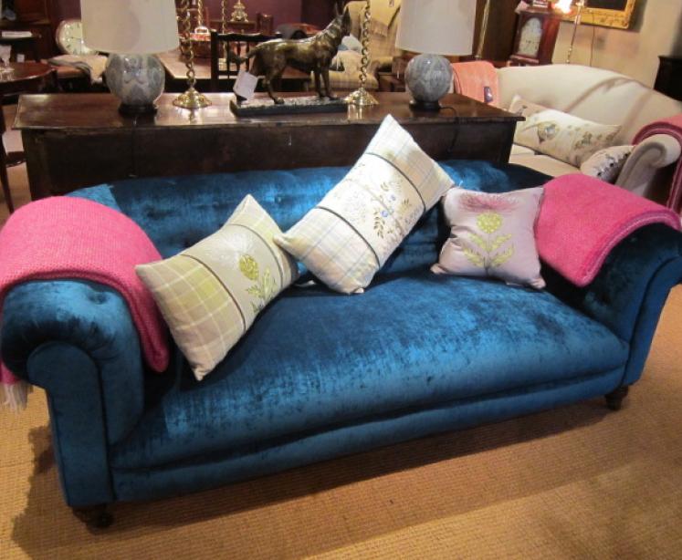 Fabulous Mid Victorian Upholstered Chesterfield - Image 1