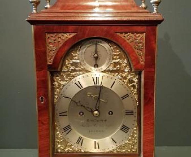 Fine George III Verge Double Fusee Bracket Clock - Image 1