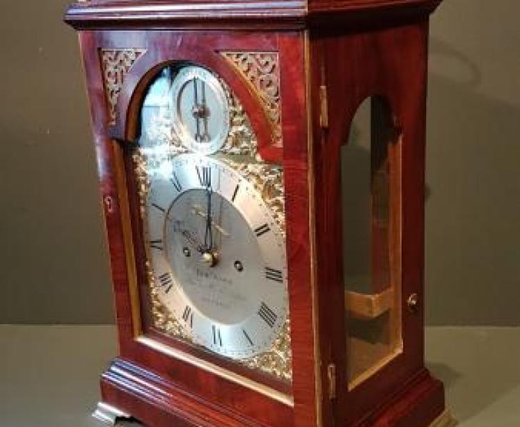 Fine George III Verge Double Fusee Bracket Clock - Image 5