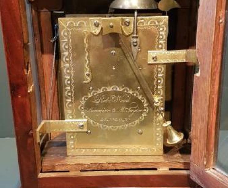 Fine George III Verge Double Fusee Bracket Clock - Image 7