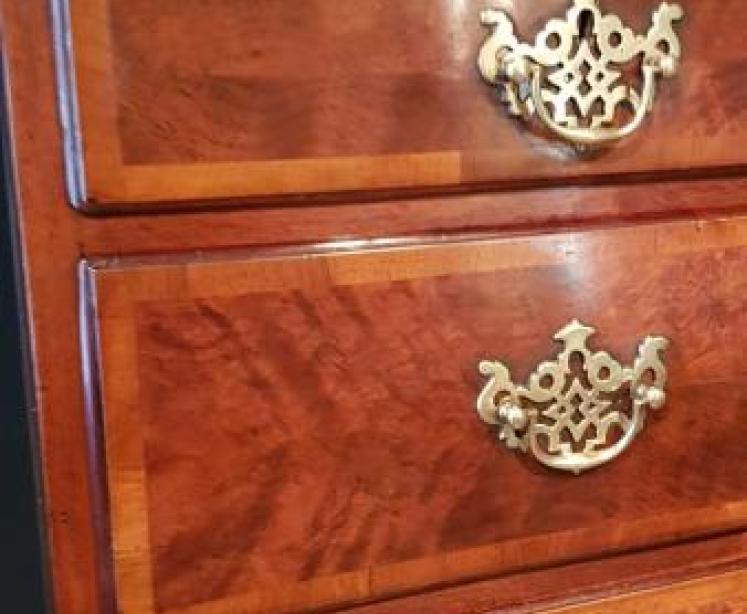 Fine George II Walnut Chest on Stand - Image 3