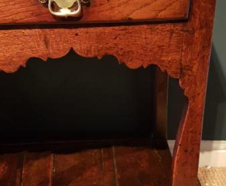 George II Oak Open Pot Board Dresser - Image 5