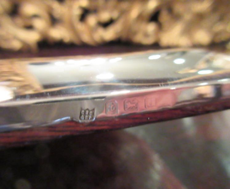 Large George V Period Silver Photo Frame - Image 3