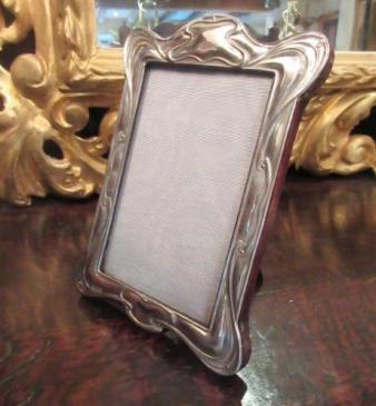 Art Nouveau Solid Silver Photo Frame