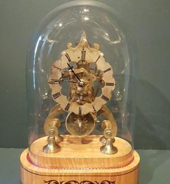 Victorian 8 Day Single Fusse Skeleton Clock